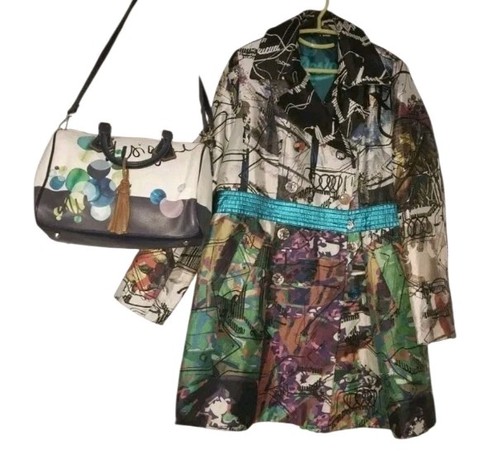 Desigual trench multicolored - desigual,