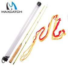 Maxcatch Practice Fly Fishing Rod Kit 4ft/4.3ft 2Pcs Learning to Cast