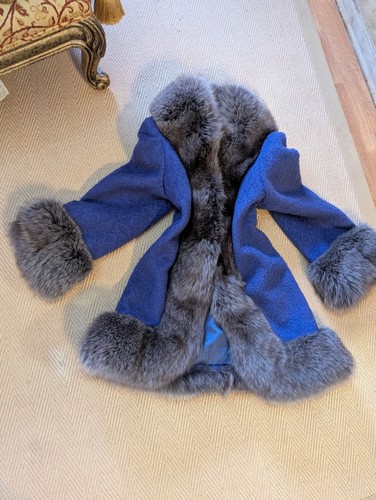 Silver fox fur wool - fox,