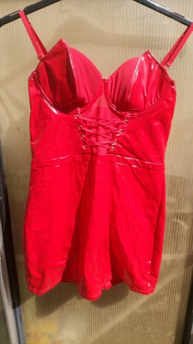 Ann summers red shiny pvc - summers,