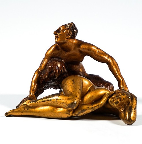 Erotic vienna bronze faun - vienna,