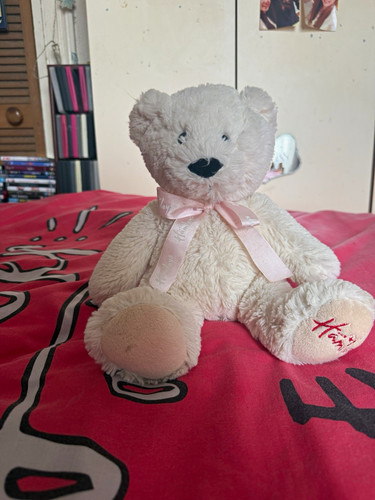 Hamleys white plush teddy - plush,