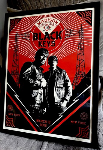 Shepard fairey obey black keys - shepard,