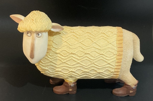 Ewe sheep figurine - &,