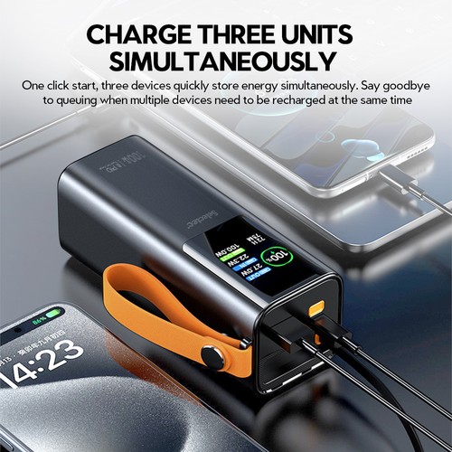 Power bank 30000mah 100w - bank,