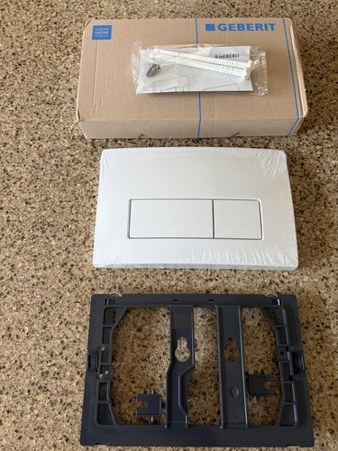Geberit flush plate - -, white