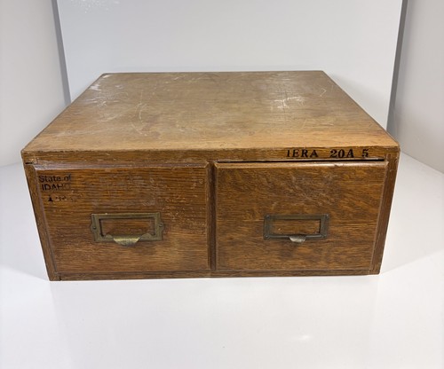 Vintage two drawer - vintage, wood