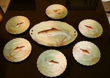 ANTIQUE LIMOGES B.&H. HAND