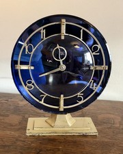 Vintage Smiths Deco Blue Clock