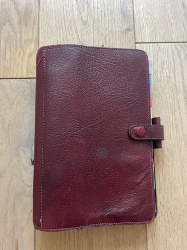 Vintage leather filofax 4clf - leather,