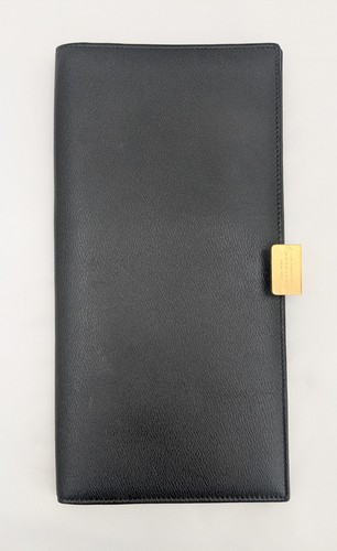 Smythson travel wallet black