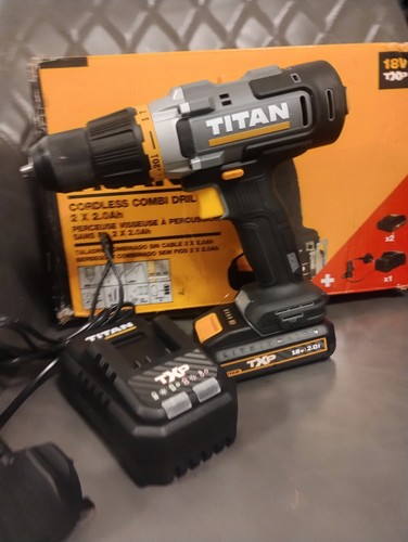 Titan combi drill cordless - combi, 18v