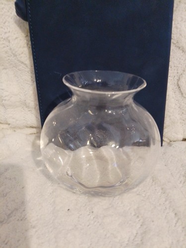 Vintage clear glass squat - vintage,