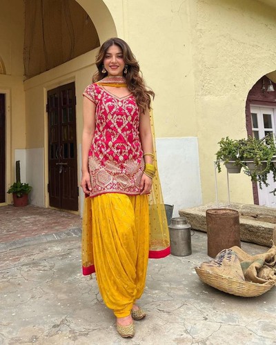 Punjabi wedding wear - wear, vichitra
