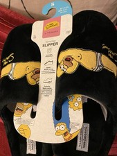 The Simpsons Homer Simpson  Size  6/7  Memory Foam Men’s Slippers