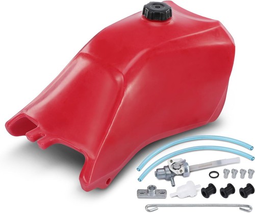 Dirt racing fuel gas tank - fuel, red