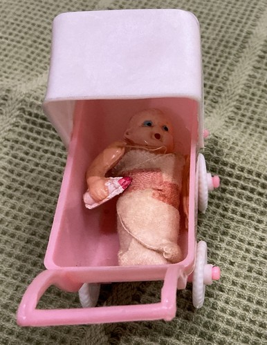 Vintage plastic baby bottle - plastic, &