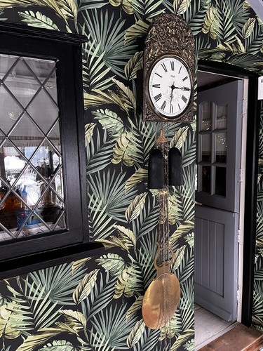 French antique comtois clock - comtois,