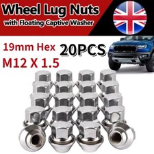 20 x ALLOY WHEEL NUTS FOR FORD
