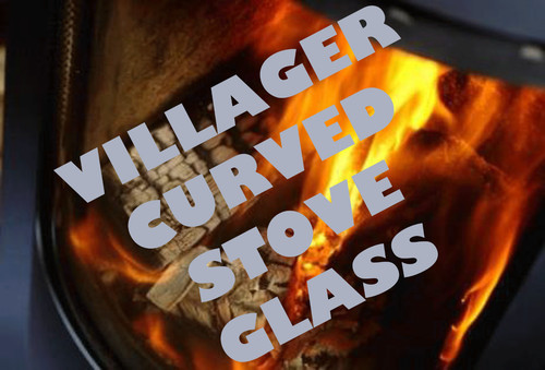 Curved villager stove - villager, glass