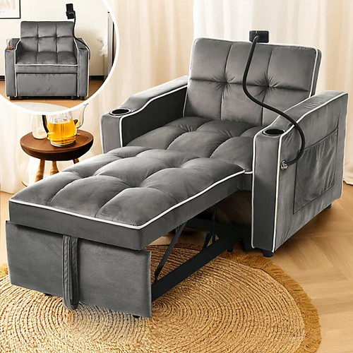Chair bed pull out single - pull,