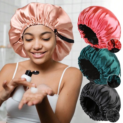 Double layer satin - satin, bonnet