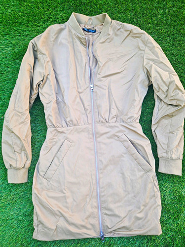 Zara khaki basic - basic, mid-length