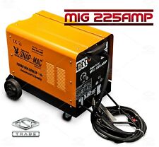 MIG Welding Machine Gas / Gasless 240V Real 225 AMP DC Welder - US SNAP-MAC