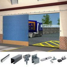 Sliding Door Kit For: Garage - Barn - Industrial Door Heavy Duty Up To 80 KG