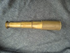 Antique Monocular 3-draw spyglass telescope, Lorgnette late 18th-early 19th cent