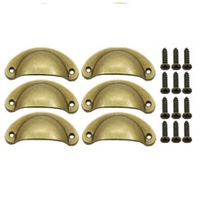 12PCS Vintage Bronze Shell