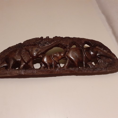 African hand carved - carved, elephant