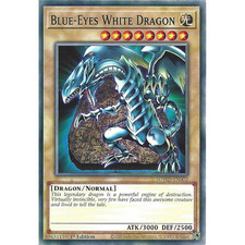 SDWD-EN002 Blue-Eyes White Dragon : Common Card : 1st Edition : YuGiOh TCG