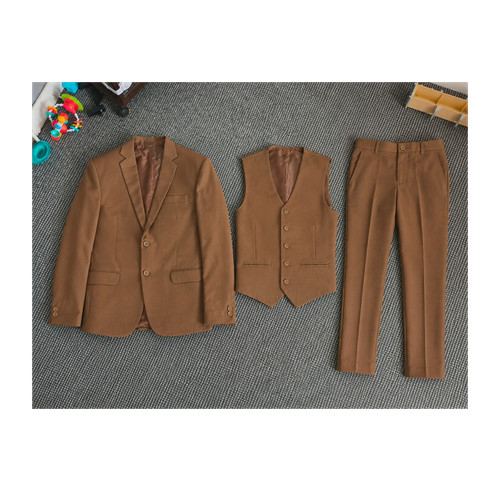 Armani regular fit brown twill - armani,