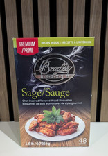 Bradley Smoker Bisquettes Flavour Premium Sage Blend x48 Pack BBQ Grill Barbecue