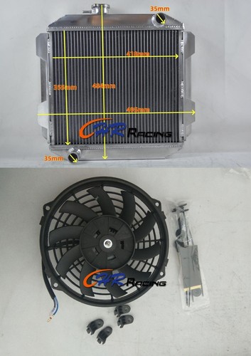 Aluminum radiator fan - radiator+fan, for