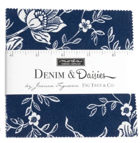 Moda brand new denim - denim, daisies