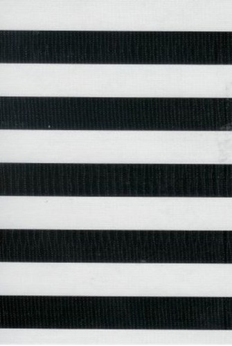Oilcloth fabric stripes - oilcloth, black