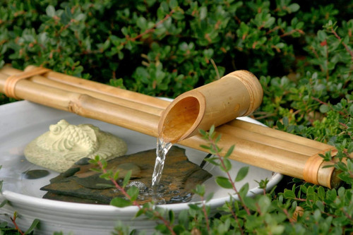 Bamboo fountain kit with - bamboo,