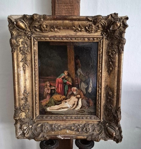Beautiful antique oil panel - beautiful,