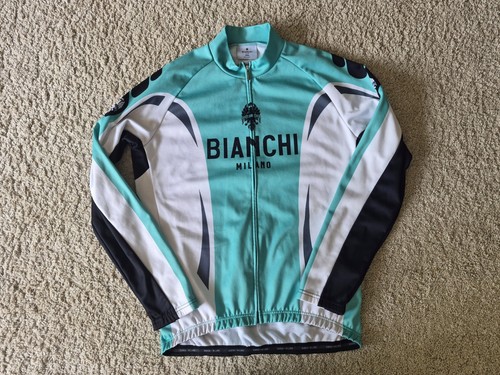 Bianchi cycling jersey fleece - cycling,