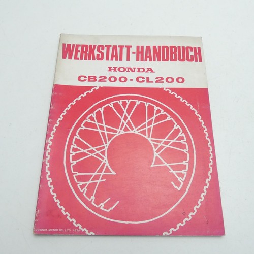Genuine honda 200 - cl,