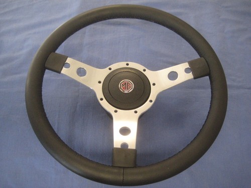 Mgb black leather semi - black,