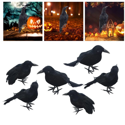 6pcs simulation black - 6pcs,