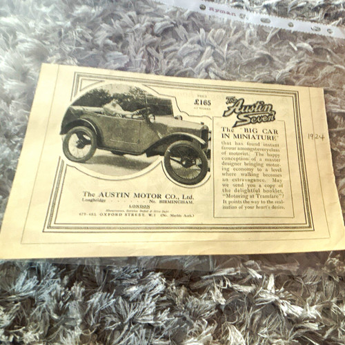 Original austin motor ltd - austin,
