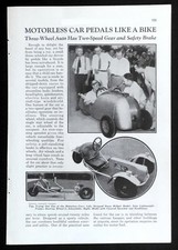 Aerocycle “Motorless Car