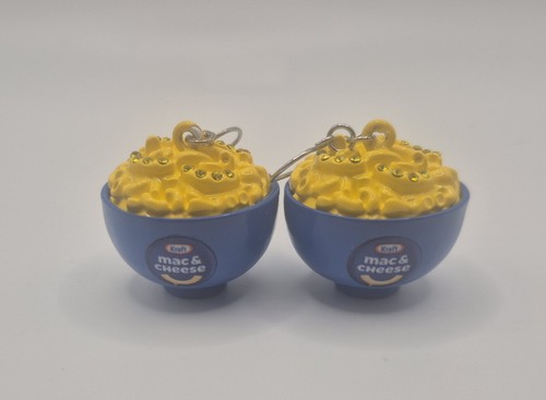 Kraft mac cheese earrings - mac,