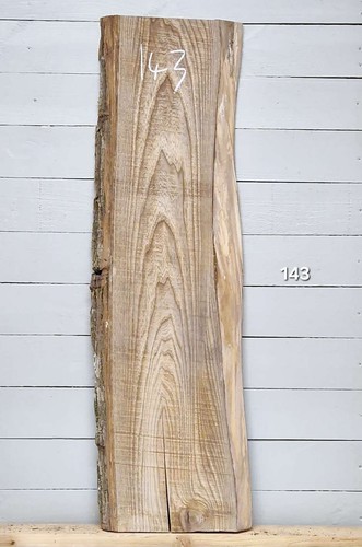 Elm live edge timber 1240mm - elm,
