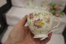 53  10858 Vintage Sutherland China Tea Trio Cup Saucer Plate c1930's Pink Yellow