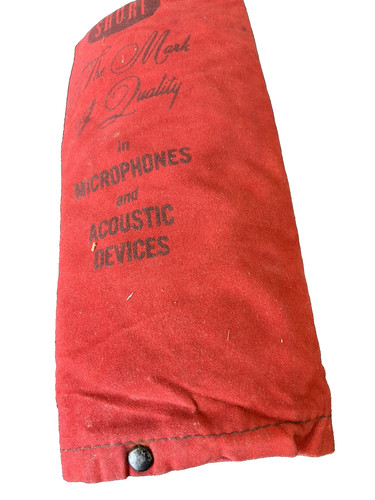 Shure vintage red felt - vintage,